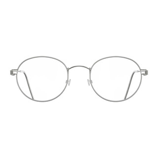 LINDBERG 林德伯格 air titanium rim系列 MORTEN 中性纯钛眼镜框架 10灰银色