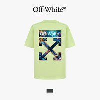 OFF-WHITE 短袖T恤男女情侣款字母LOGO箭头海底世界印花美式宽松圆领上衣潮