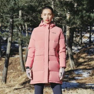 百亿补贴：探路者 秋冬女式羽绒服防风保暖加厚连帽长款鸭绒服外套TADI92182