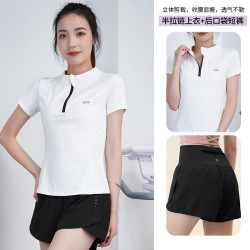 夏季新款运动服套装女专业健身房训练速干跑步瑜伽服sp