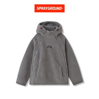 SPRAYGROUND 鲨鱼嘴秋冬款卫衣外套夹克连帽羊羔绒宽松JM WD933312