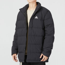 adidas 立领斯羽绒服男装冬季经典保暖时尚运动外套HG8700