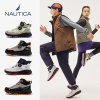 NAUTICA 童鞋户外高帮运动鞋加厚保暖运动爬山登山徒步鞋