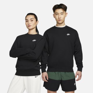 NIKE 卫衣男秋冬新款加绒保暖运动圆领休闲套头衫女BV2663-010