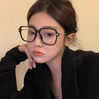 网红新款大框韩版ins风潮流时尚素颜防蓝光眼镜可配近视眼镜F17