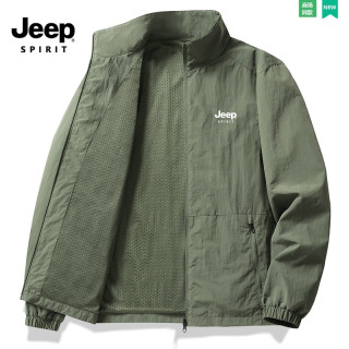JEEP SPIRIT 吉普春秋季男士休闲大码夹克外套男户外上衣防风长袖