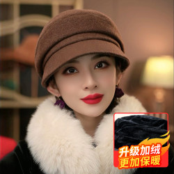 布塔 贝雷帽女羊毛混纺英伦时尚百搭复古秋季新款礼帽PT0710