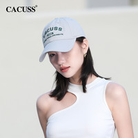 CACUSS 四季棒球帽子女防晒软顶字母刺绣鸭舌帽时尚百搭遮阳