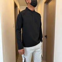 清！简约轻奢！男士春秋季立领拉链休闲时尚卫衣男装套头修身长袖