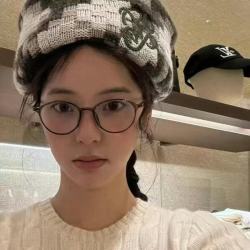 小鱼家超轻韩版黑框大框眼镜架高颜值无度数防蓝光