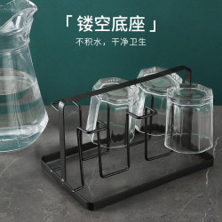 数家珍 杯架倒挂杯子沥水架水杯架家用收纳玻璃杯置物架水杯挂架沥水架子