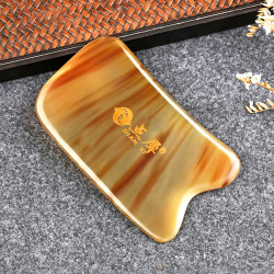 点犀 dianxi/点犀天然牛角美容板刮痧板颈椎疏通面部通用易出痧家用