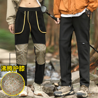 金盾 冬季户外冲锋裤男女加绒保暖休闲裤防风防水裤徒步登山滑雪软壳裤