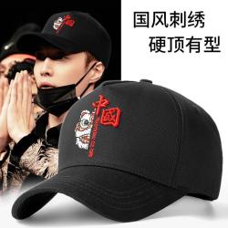 帽子黑色新款2026鸭舌帽夏季红色爆款男款遮阳户外大头围百搭夏天