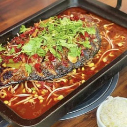 香锅烤鱼双人餐（含主食）