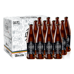 央小啤 德式小麦精酿啤酒 全麦酿造麦香纯粹500mlX12瓶整箱京东自营