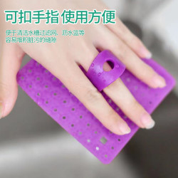 个厨房水槽砧板沥水篮缝隙清洁刷果蔬清洗刷多功能刷子