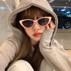 猫眼墨镜女款高级感美式复古网红眼镜辣妹欧美风太阳镜2024新款潮
