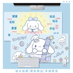 可爱鼠标垫女生超大号电脑键盘垫ins风快捷键可爱动漫学生书桌垫