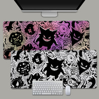 耿鬼鼠标垫超大号男生皮卡丘电脑桌垫学生办公书桌垫子电竞键盘垫