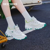 斯凯奇 小白熊|秋季女子复古老爹鞋海军蓝运动厚底百搭时尚休闲鞋