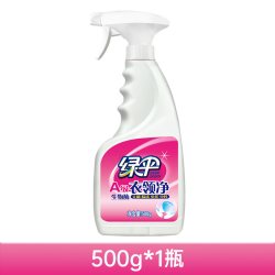 绿伞 衣领净500g*1瓶去污去黄袖口衣领免搓洗干洗店衣物护理洗衣液