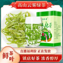 清承堂 绿茶2023新茶叶毛尖茶浓香型日照充足高山云雾袋装春茶散装共500g