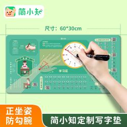 简小知 儿童正姿写字垫规范书写控笔专用软垫垫板硬笔书法教程