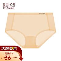 夏娃之秀 夏娃秘语 EVE‘S WHISPER 女士透气性感蕾丝中腰收腹提臀三角内裤（任选4条）