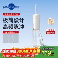 博皓 电动冲牙器便携式洗牙冲水器清洗器立式手持 升级款