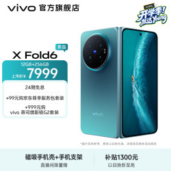 vivo X Fold6 5G折叠手机 12GB+256GB 蓝洞