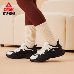 匹克 轻便 休闲鞋 PEAK-米白/黑色-女款 37