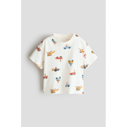 H&M HM童装男婴T恤柔软舒适印花棉质T恤1314913