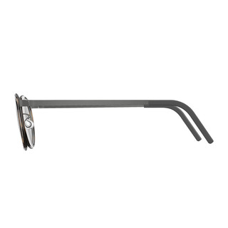 LINDBERG 林德伯格 strip titanium系列 9704 中性纯钛眼镜框架 K250/U9(亮灰玳瑁色/黑色) 镜框尺寸48 腿长145