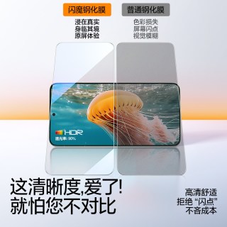 闪魔 2片 适用华为全系列型号mate80/70/60钢化膜
