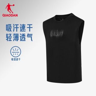 百亿补贴：乔丹吸湿速干运动薄背心男2026夏季轻薄透气针织运动休闲篮球背心