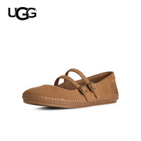 UGG 秋季新款女士时尚舒适轻便圆头平底休闲搭扣玛丽珍鞋 1184191