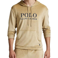 RALPH LAUREN Men's Polo Ralph Lauren Plush Velour Long Sleeve Hoodie