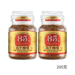 连咖啡 冻干咖啡意式浓缩黑咖啡无糖美式速溶咖啡粉400次咖啡200g