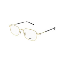 MONTBLANC 万宝龙 MB0414OA 中性钛合金眼镜框架 002经典金框