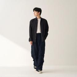 無印良品 MUJI 无印良品 男式 尼龙 工装裤 男士长裤子男装夏