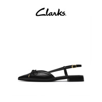 Clarks Sensa15Bow女士夏季新款优雅尖头浅口镂空单鞋包头凉鞋