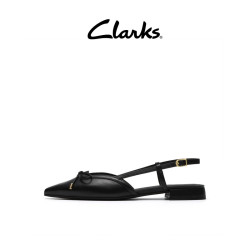 Clarks Sensa15Bow女士夏季新款优雅尖头浅口镂空单鞋包头凉鞋