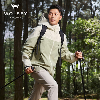 WOLSEY DUEL硬壳风雨夹克 防风防泼水 暗夜黑色 M 男士外套