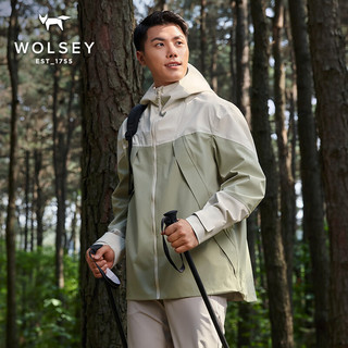 WOLSEY DUEL硬壳风雨夹克 防风防泼水 暗夜黑色 M 男士外套