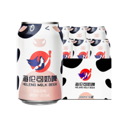 Helens 奶啤300ml*6罐装乳酸菌风味饮品啤酒