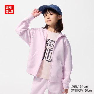 优衣库 儿童高弹力快干连帽外套