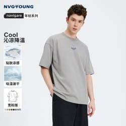 NVG·YOUNG navigare小帆船男女同款圆领t恤凉感速干短袖