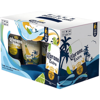 科罗娜 特级啤酒 500ml*6瓶+杯子 礼盒装