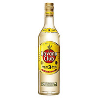 哈瓦那俱乐部 哈瓦纳俱乐部（HAVANA CLUB ）名企严选 Havana哈瓦纳3年俱乐部朗姆酒哈瓦那古巴洋酒一瓶一码 700mL 1瓶